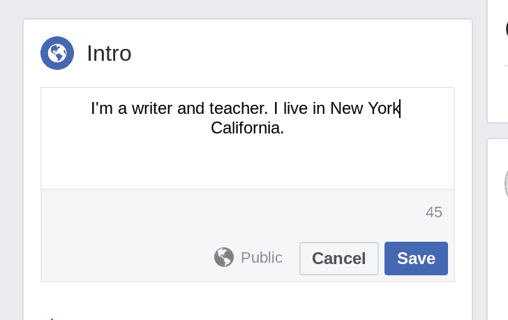 fb strikethrough bio 1